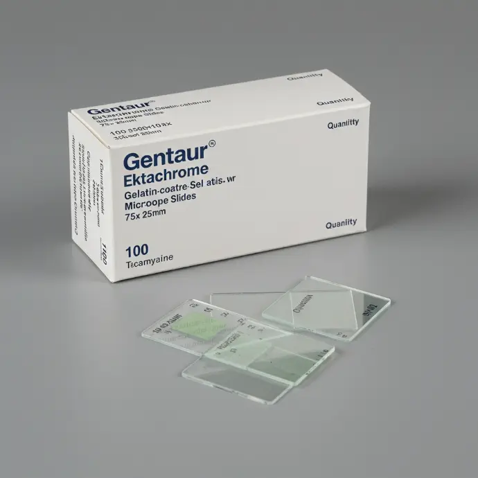 Gelatin Coated Microscope Slides ''75X25 Mm''   100 slides/box